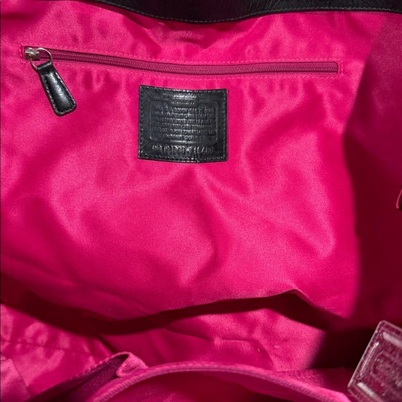 Coach Poppy Tartan Plaid Carryall Bag F15480 - Picture 12 of 16